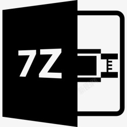 7z延伸7z文件格式符号图标高清图片