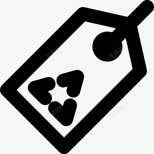 回收的标签图标png_新图网 https://ixintu.com 商务 生态 生态标签
