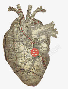 地图样式心脏血管png免抠素材_新图网 https://ixintu.com 地图 心脏 样式 血管