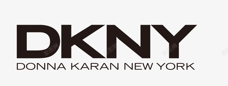 时尚品牌图标png_新图网 https://ixintu.com DKNY logo 时尚品牌 矢量标志