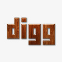 Digg标志木材光泽蜡木图标png_新图网 https://ixintu.com Digg digg logo wood 木材 标志