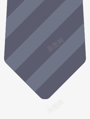 黑色领带png免抠素材_新图网 https://ixintu.com 可爱 扁平化 领带 黑色