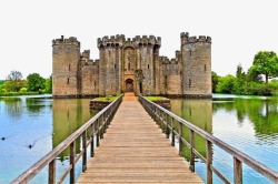 英国中世纪英国中世纪古堡摄影高清图片