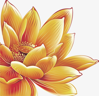 创意海报金黄色花朵png免抠素材_新图网 https://ixintu.com 创意 海报 花朵 设计 金黄色