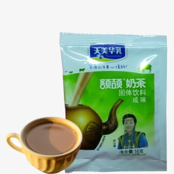 携带方便正宗额吉奶茶粉休闲装高清图片