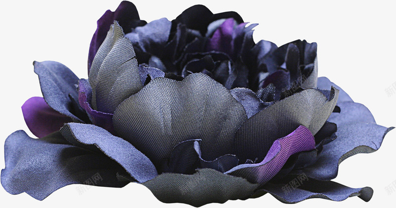 仿真绽放的蓝紫色花朵png免抠素材_新图网 https://ixintu.com 假花 花卉 装饰