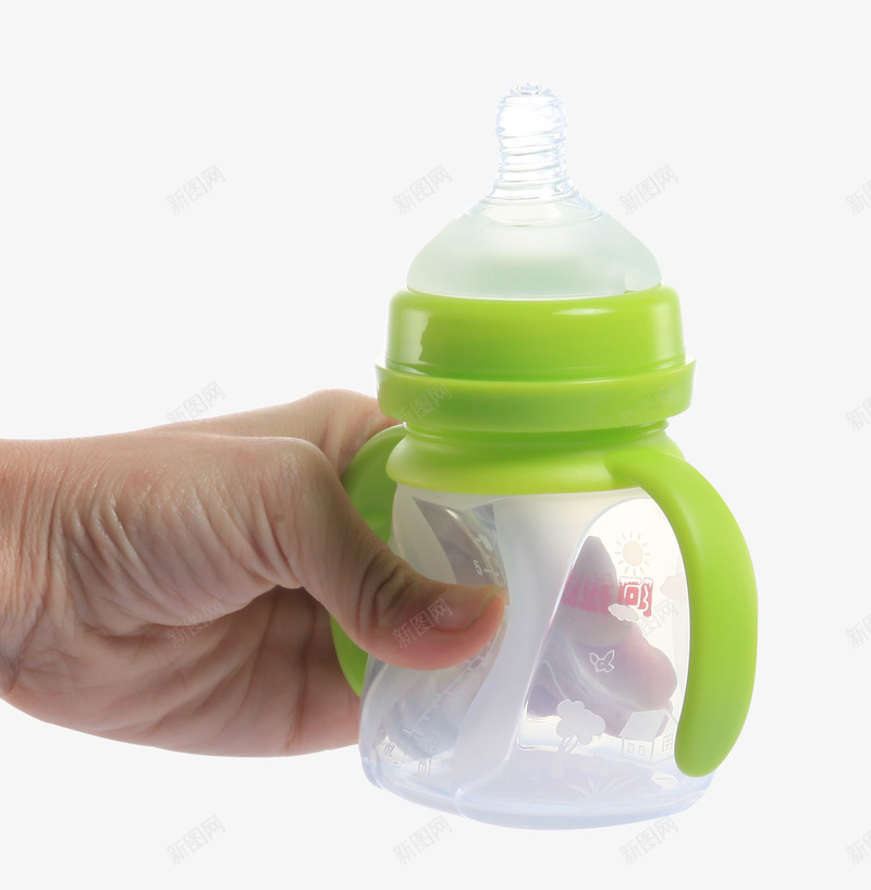 柔软奶瓶png免抠素材_新图网 https://ixintu.com 产品实物 婴儿奶瓶 带手柄 水瓶 超柔软瓶身