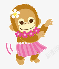 猴猴子素描跳舞的小猴子png免抠素材_新图网 https://ixintu.com 动物图案 动物素描 卡通 卡通动物 可爱 小猴 手绘动物 水彩 猴 猴子图片 跳舞