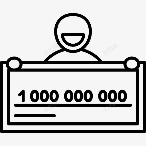 获奖者图标png_新图网 https://ixintu.com 人 奖品 彩票 检查 竞彩 赌 赌博 钱
