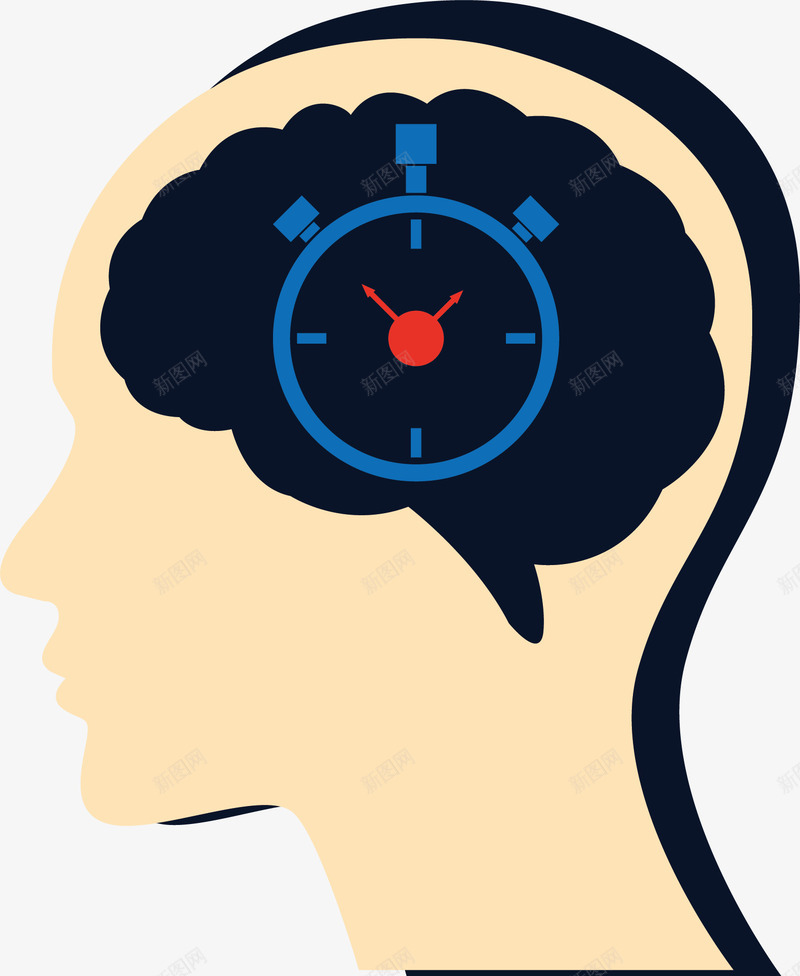钟表智能科技大脑矢量图ai免抠素材_新图网 https://ixintu.com 人工大脑 人工智能大脑 大脑 智能大脑 智能大脑矢量图 智能科技大脑 科技 矢量图