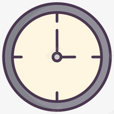 约会时钟时钟面会议时间表时间看图标图标