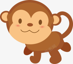 可爱小猴子素材