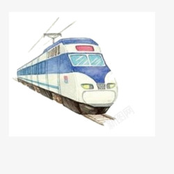 火车插画矢量图素材