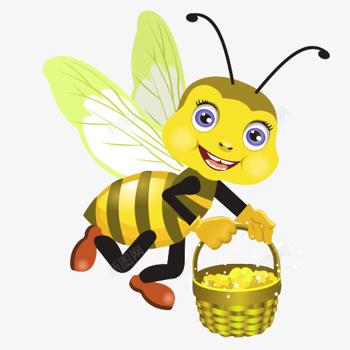 卡通蜜蜂png免抠素材_新图网 https://ixintu.com PNG图 免抠图 卡通图 蜜蜂矢量图
