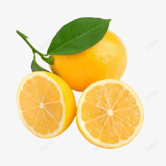 写实真实橙子果肉png免抠素材_新图网 https://ixintu.com 果肉 橙子叶 水果 真实
