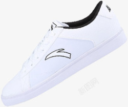 白色品牌男鞋素材