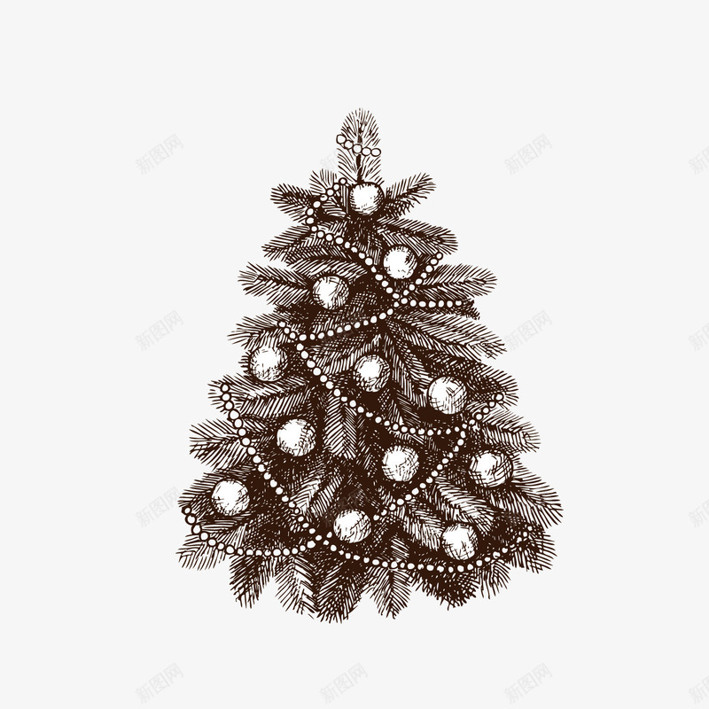 灰色圣诞树png免抠素材_新图网 https://ixintu.com 光泽 摩擦 渐变 灰色 白色 纹理 质感