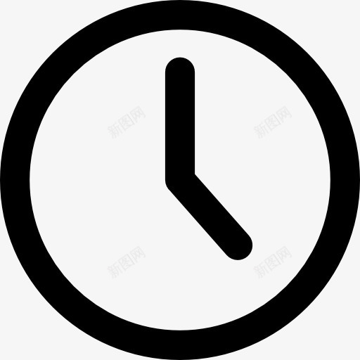 墙上的时钟图标png_新图网 https://ixintu.com 分钟 定时器 小时 接口 时钟 时间