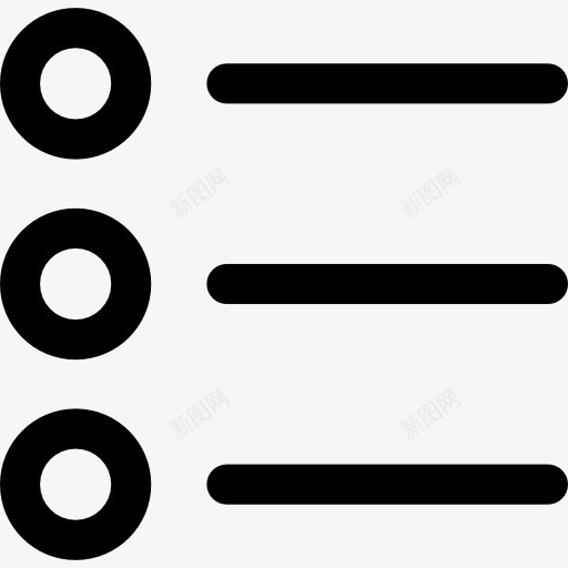 表图标png_新图网 https://ixintu.com chapps 三 列表 列表项 标志 界面 符号