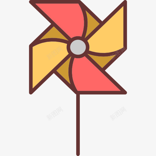 Pinwheel图标png_新图网 https://ixintu.com 玩具厂 风 风车