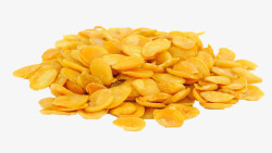 金黄诱人玉米片素材