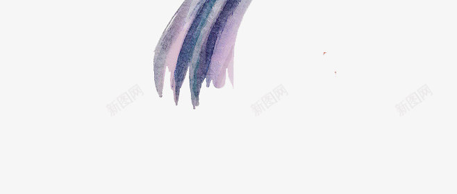复古水彩合成紫色的吊坠png免抠素材_新图网 https://ixintu.com 合成 复古 水彩 紫色