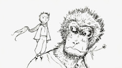猴子人手绘免费元素素材