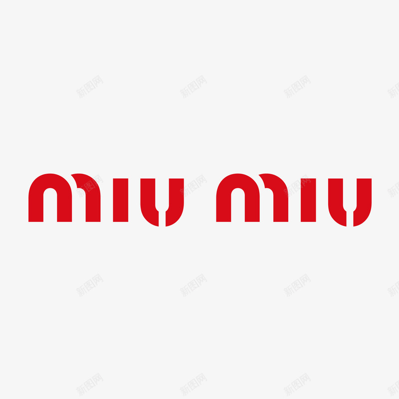 MIUMIU图标png_新图网 https://ixintu.com MIU logo 时尚品牌 矢量标志 缪缪