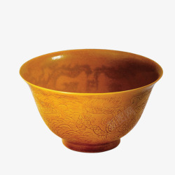 土色的石器像碗一样的独特的石器时代高清图片