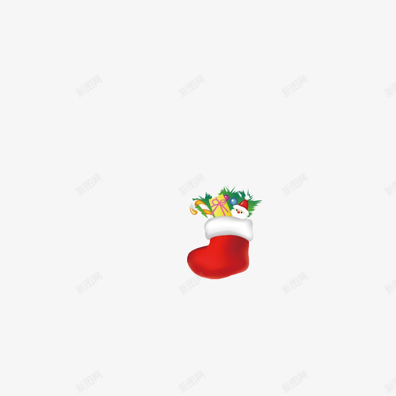 圣诞袜png免抠素材_新图网 https://ixintu.com 图案 图案素材 圣诞 圣诞素材 袜子 装饰图案