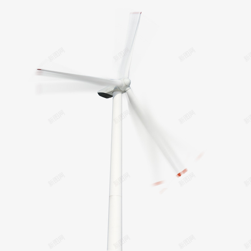 转动的风车psd免抠素材_新图网 https://ixintu.com 白色 立体 风力 风车