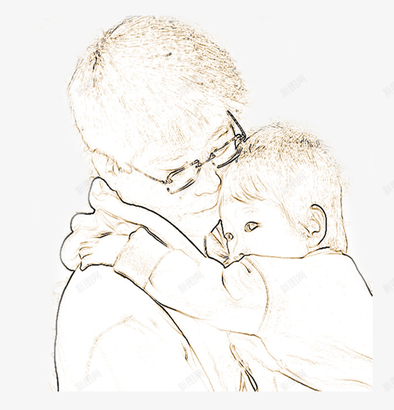 父亲抱着儿子psd免抠素材_新图网 https://ixintu.com 怀里 拥抱 父亲 父亲抱着儿子 父亲节