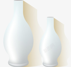 白花瓶素材