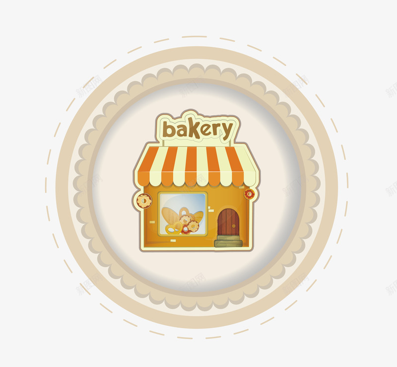 卡通商铺扁平化矢量图eps免抠素材_新图网 https://ixintu.com bakery 卡通商店 商场 商店 商店png 商铺 商铺png 商铺扁平 扁平化商铺 矢量商铺 矢量图