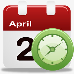 时间表4月prettyofficeiconsv5图标png_新图网 https://ixintu.com 4月 april schedule 时间表