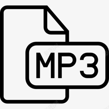 MP3音频文件概述界面符号图标图标