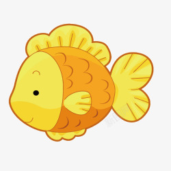 水性动物可爱的小胖鱼矢量图高清图片