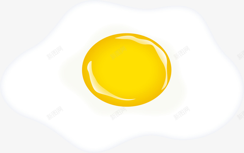 金黄色的荷包蛋png免抠素材_新图网 https://ixintu.com 卡通手绘 荷包蛋 金黄 鸡蛋