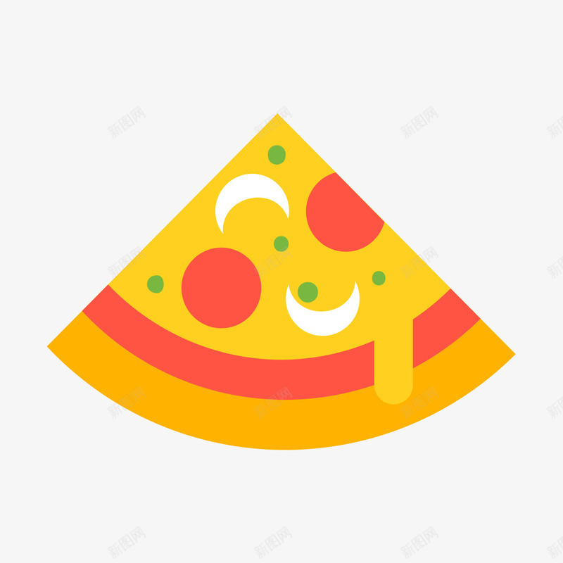 手绘的披萨png免抠素材_新图网 https://ixintu.com png图形 png装饰 披萨 美食 装饰 食物