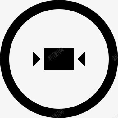 合同水平符号在圆形界面按钮图标图标