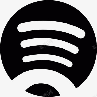 Spotify的标志图标图标