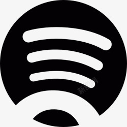 歌曲标识Spotify的标志图标高清图片