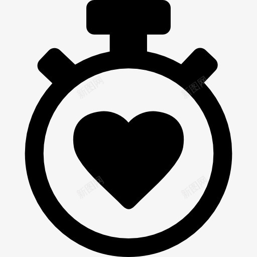 心跳控制工具图标png_新图网 https://ixintu.com 健康永远 健身 定时器 工具 心脏 控制 时间 节奏 运动