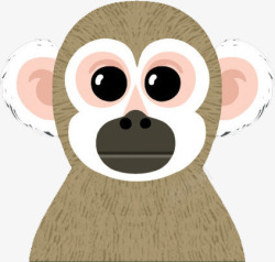 Q版巴西夜猴大眼睛猴高清图片