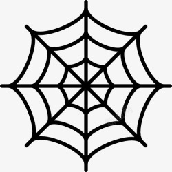 鬼蜘蛛蜘蛛网图标高清图片