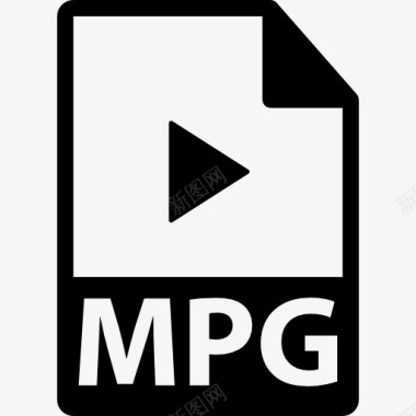 MPG文件格式变图标图标