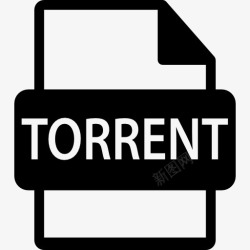 Torrent激流符号文件格式图标高清图片