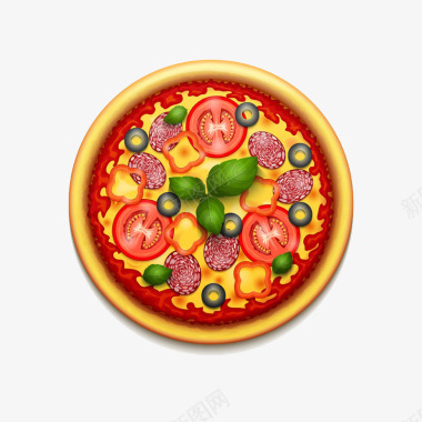 卡通披萨logo片图标图标