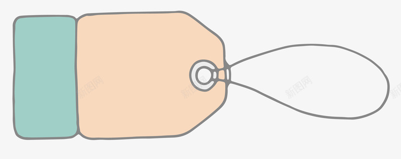 手绘卡通吊牌png免抠素材_新图网 https://ixintu.com 卡通 吊牌 小清新吊牌 彩色 手绘 手绘卡通吊牌