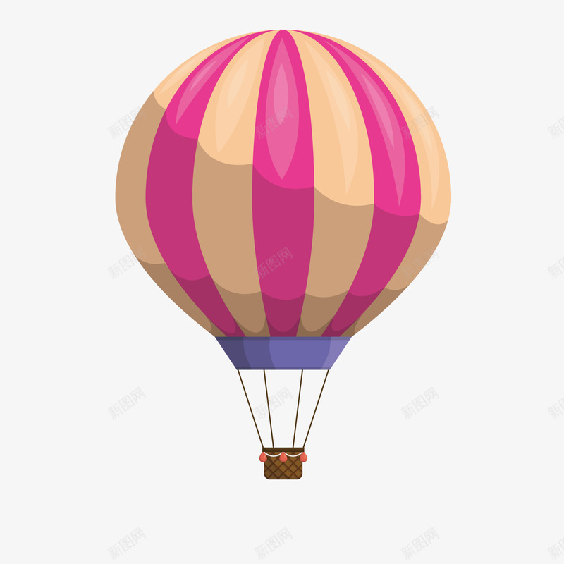 彩色圆弧热气球元素矢量图ai免抠素材_新图网 https://ixintu.com 光泽 创意 反光 圆弧 彩色 热气球 高光 矢量图